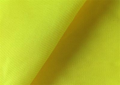 China Stretch High Visibility Fluorescent Polyester Fabric For Safety Jacket for sale