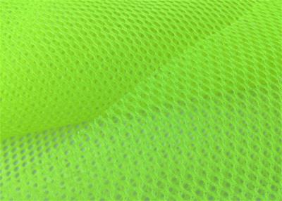 China 100% Polyester Fluorescent Warp Knitted Mesh Fabric For Uniform for sale