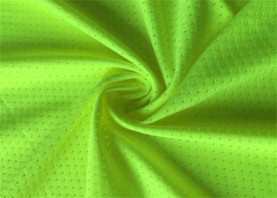 China Confecção de malhas verde fluorescente da urdidura da tela do poliéster reflexivo à venda