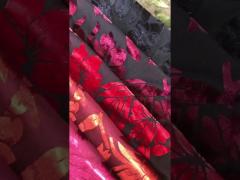 Polyester Nylon Spandex Burnout Velvet Fabric Shiny Ice Velvet Fabric For Dress