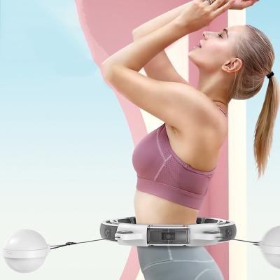 China Lose Weight Detachable Sports Weighted Gym Yoga Hula Ring Hoop for sale
