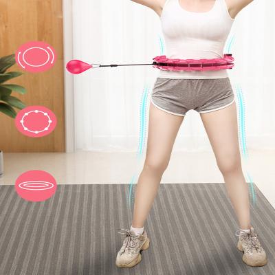 China ABS 24 Knots Fitness Smart Hula Hoop , 24 Section Weighted Hula Hoop 1.3kg for sale