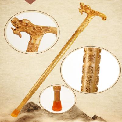 China 90cm Natural Wood Walking Canes , Hand Carved Wooden Walking Sticks for sale