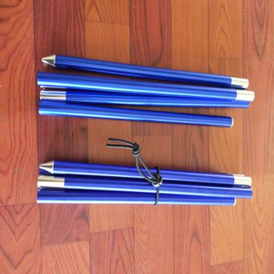 China Aluminum Alloy Tube Retractable Tent Pole 19mm Waterproof for sale