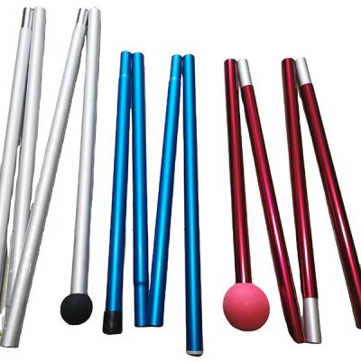China Lightweight Anodized Aluminum Adjustable Tent Poles for sale