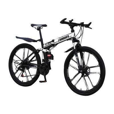 China OEM Foldable Mountain Bike 26 Inch , 120kg High Carbon Steel Mountain Bicycle for sale