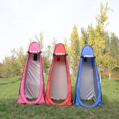 China Instantly Pop Up Toilet Shower Tent Straight Bracing Type for sale