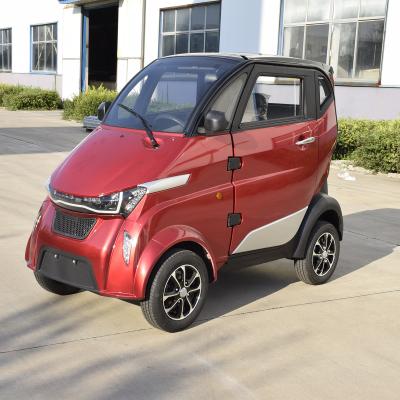 China Rear Disc Brake Lithium Battery Leather Seat Electric Four Wheeler Fast Charging for sale