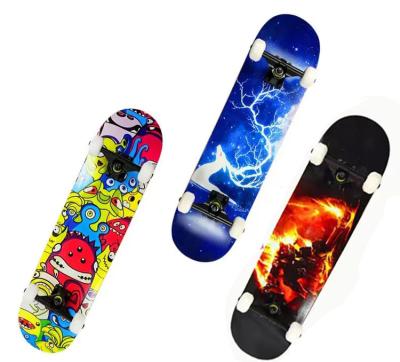 China Pu Wheel Adult Skateboard 7 Layer Maple Beginner Skateboard for sale