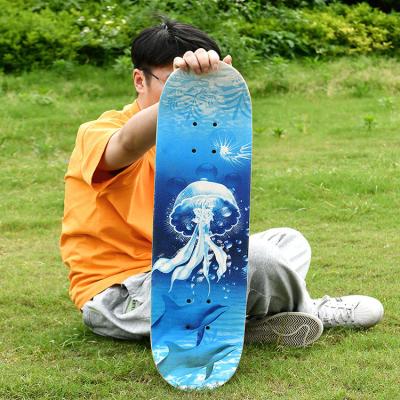 China Carbon Steel Bearings Longboard Skateboard Wheels Heat Transfer Printing for sale