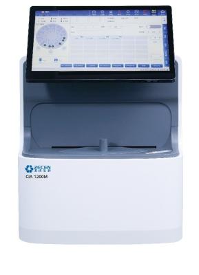 China In Vitro Diagnostics Chemiluminescence Immunoassay Analyzer IVD CLIA Machine 1200M 120+Tests Per Hour for sale