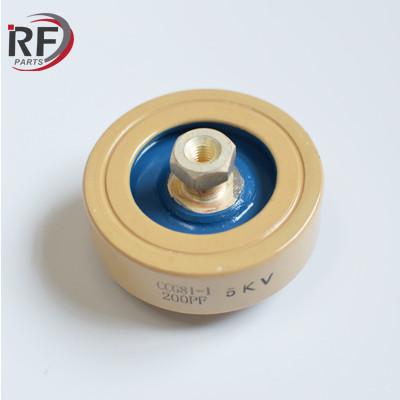 China Medical imaging systems capacitor 5KV 200PF 30KVA RF Power Pot Capacitor for sale