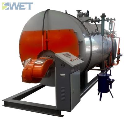 China Caldeira de vapor automática industrial feita sob encomenda do gerador de vapor do gás de 2 Ton Horizontal Low Nitrogen Condensing à venda