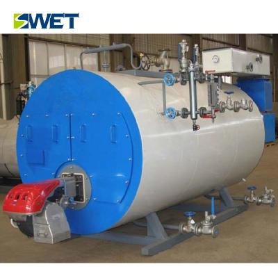 China WNS1.4 MW gas oil fired hot water boiler for industrial production for sale