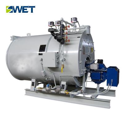 China Gas oil hot water boiler Environmentally friendly WNS 2.1 MW 200kg/h Diesel Consumption for sale