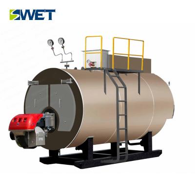 China Caldera de vapor de fuel diesel del tubo de fuego 6t, caldera del calor de vapor de la industria textil en venta