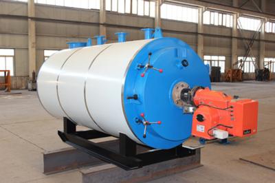 China Caldera del generador de vapor del tubo de fuego 6t, calderas de calefacción central del gasoil para la industria textil en venta