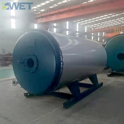 China Wetback 1000kg/H 700kw 15 Bar Gas Steam Boiler Pyrotechnic Pipe Structure for sale
