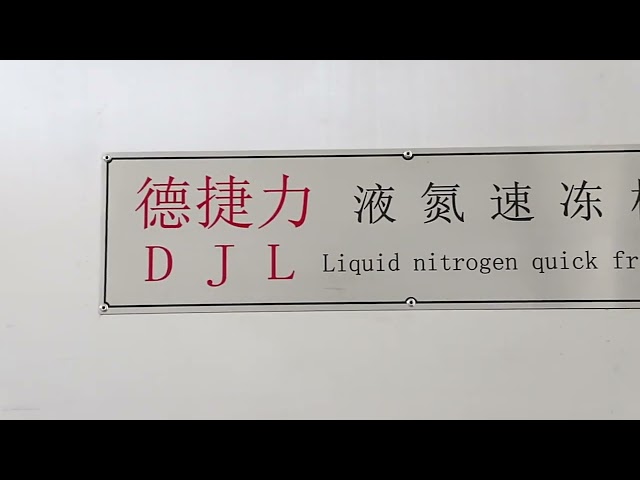 Liquid nitrogen cabinet freezer
