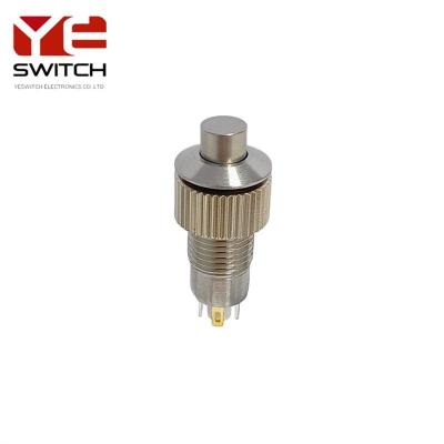 China 5mm To 14nm Metal Push Button Switch   Normally Closed Push Button Switch 350GF for sale