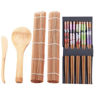 China 25*10*5cm Beginners Bamboo Sushi Making Kit All In One Household Kitchen Tools for sale