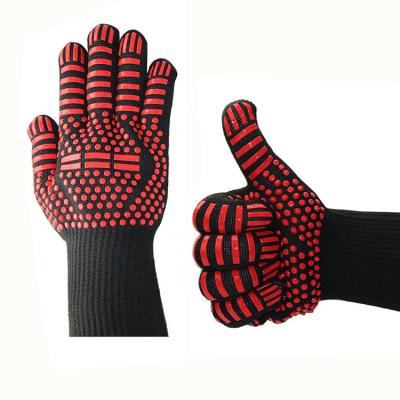 中国 1472F耐熱性バーベキューの手袋BBQのグリルの供給は焼くことのための手袋を耐火性にする 販売のため