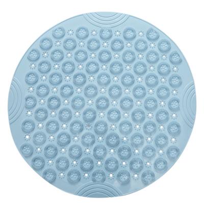 China Large Foot Massage PVC Soft Non Slip Bath Mat For Shower for sale