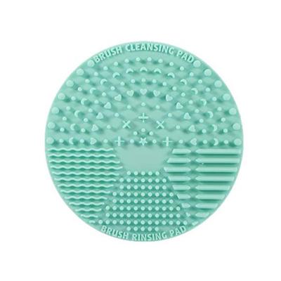 China 100*28mm Silicone Makeup Brush Cleaning Mat Beauty Cosmetic Personal Care for sale
