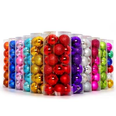 China SGS 	3cm To 10cm Colored Christmas Balls Holiday Home Decor for sale