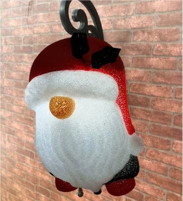 China Decoração da casa do feriado da tampa da luz do patamar de EVA Plastic Outdoor Gnome Christmas à venda