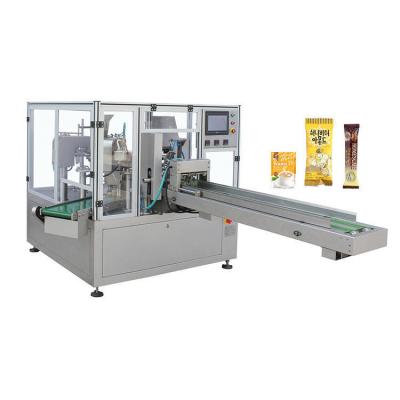 China Seasoning Straight Line Filling Machine 8 Nozzle 3000BPH for sale