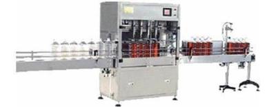 China 50-500ml Olive Oil Sticker Labeling Machine 30BPM Automatic Bottle Filling Capping Labeling And Sealing Machine for sale