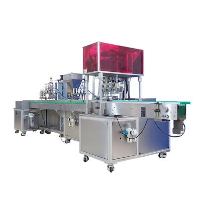 China Multi Head Cosmetic Filling Machine 20-50BPM Bottle Filling Capping Machine for sale