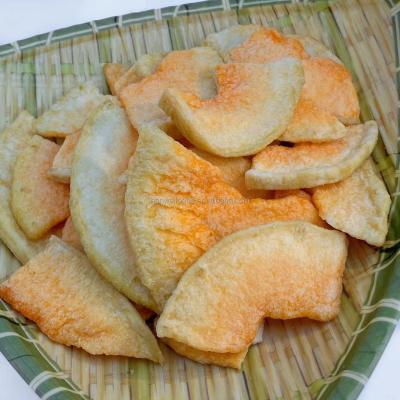 China Não-não fritou nenhum aditivo que o pêssego amarelo saudável corta microplaquetas amarelas secadas naturais do pêssego do OEM à venda