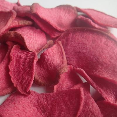 Chine Les légumes de lyophilisation de VF ont rôti le radis rouge coupé en tranches Chips Snacks de carottes à vendre