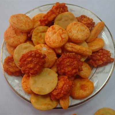 China Crunchy Fried Rice Crackers Glutinous OEM Rice Crispy Cookies for sale