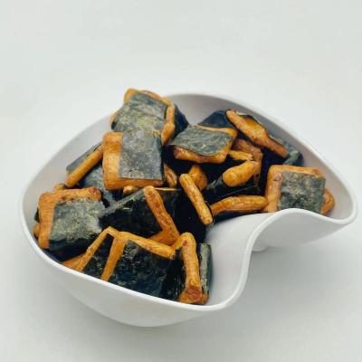 China Non Fried Seaweed Wrapped Crackers for sale