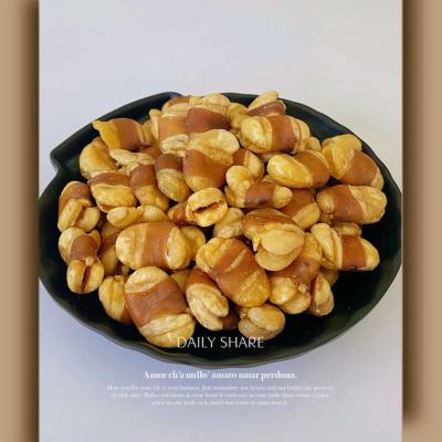 China Belted Fava Bean Snack Fried Salted Crisp Broad Bean Uniform Size for sale