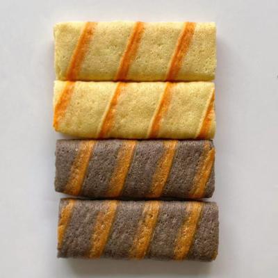China Cheese Flavor Chocolate Wafers Cookies Office Snacks Cheese Sandwich Crackers for sale