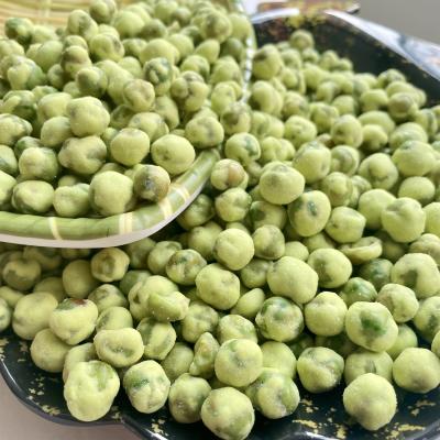 China Leisure Snacks Spicy Green Pea Wholesale Wasabi Coated Green Peas for sale