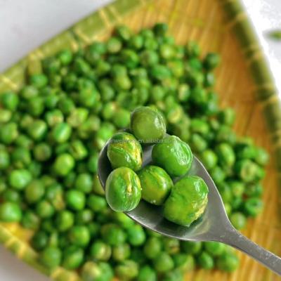 China Hot Sell Green Peas Fresh Healthy Snack Wasabi Garlic Spicy Multi Flavor Pea Snacks for sale