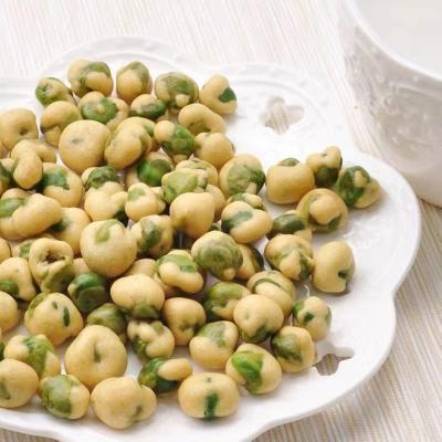 China Various Flavors Organic Green Peas Healthy Cheese Coated Dried Sweet Peas for sale