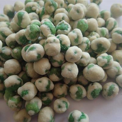 China Garlic Sweet Spicy Green Pea Snack Wheat Flour Dried Roasted Peas for sale