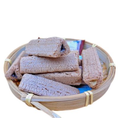 Chine Le riz foncé de chocolat et de lait souffle les casse-croûte doux de biscuit à vendre