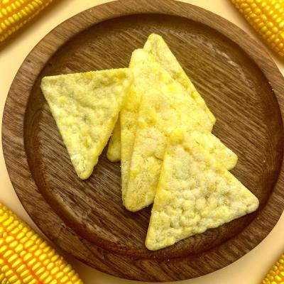 China Triangle Corn Cracker Chips Delight Golden Flavorful and Perfectly Crispy for sale
