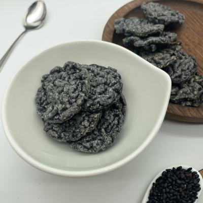 China Roundness Salty Black Crunchy Rice Crackers 3KG/CTN for sale