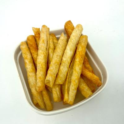 China Low Fat Crunchy Crispy Chinese Yam Rolls Grain Snacks for sale