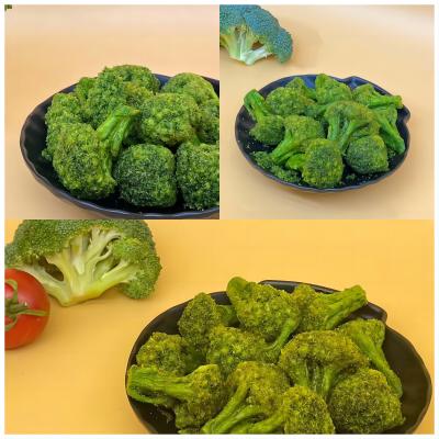 China Crunchy Green Goodness Savory Vacuum Fried Broccoli Snacks Delights for sale