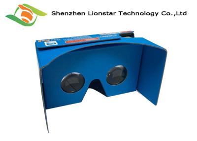 China Cartoon Picture Printing Folding Virtual Reality Goggles , 37MM Lens Smartphone Vr Viewer  for sale