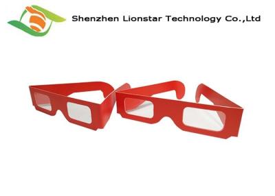 China Transparent Lens Chromadepth Passive 3D Glasses For Internet Web Site Viewing for sale